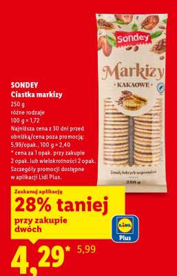 SONDEY Ciastka markizy