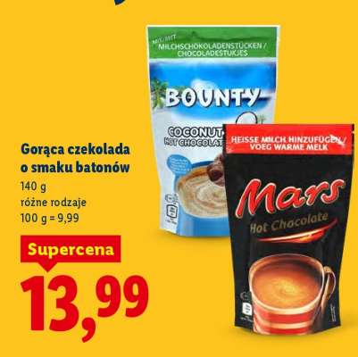 Gorąca czekolada o smaku batonów