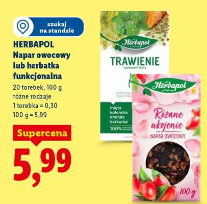 HERBAPOL Napar owocowy lub herbatka funkcjonalna