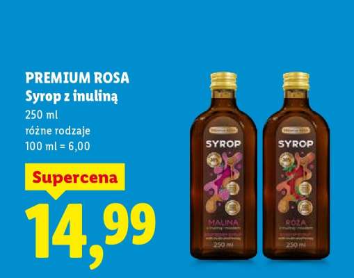 PREMIUM ROSA Syrop z inuliną