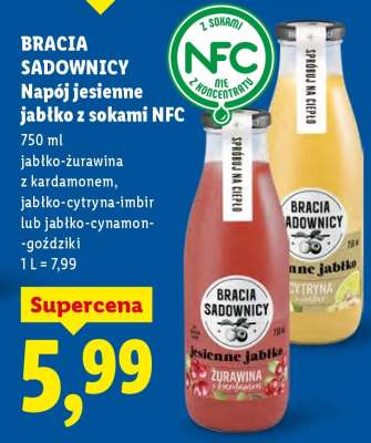 Bracia Sadownicy Napój jesienne jabłko z sokami NFC