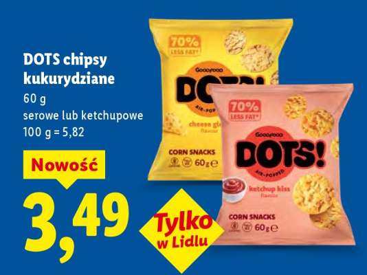 DOTS chipsy kukurydziane