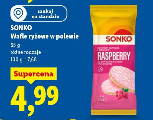Sonko Wafle ryżowe w polewie