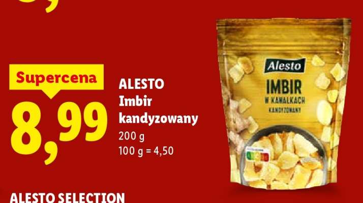 ALESTO Imbir kandyzowany