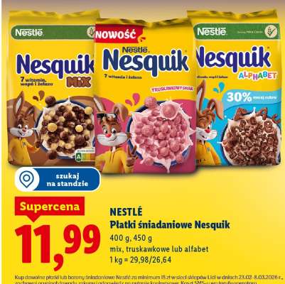 NESTLÉ Płatki śniadaniowe Nesquik