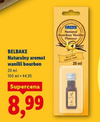 BELBAKE Naturalny aromat wanilii bourbon