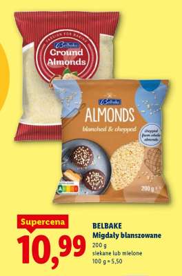 BELBAKE Migdały blanszowane