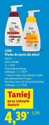 Cien Pianka do mycia dla dzieci