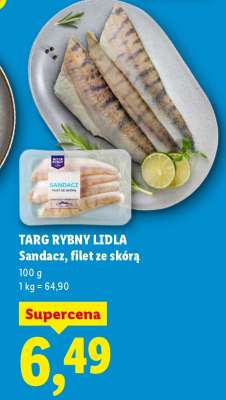 SANDACZ FILET ZE SKÓRĄ