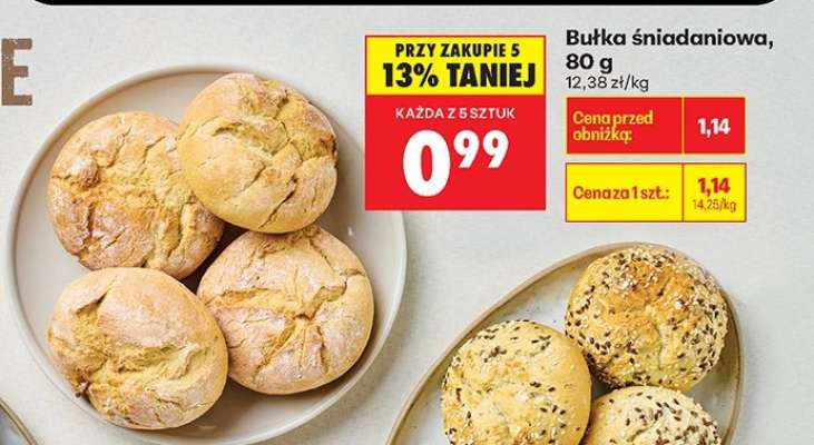 bułka śniadaniowa 80 g