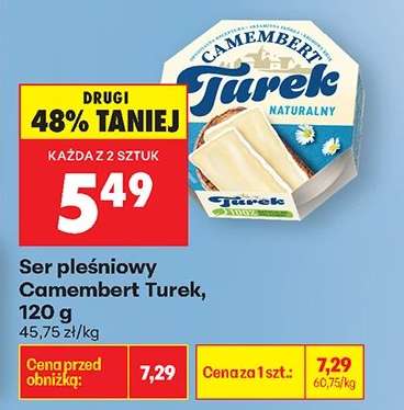 Ser pleśniowy Camembert Turek, 120 g