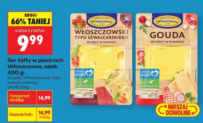 Gouda, Włoszczowski typu szwajcarskiego