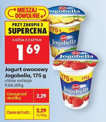 Jogurt owocowy Jogobella, 175 g