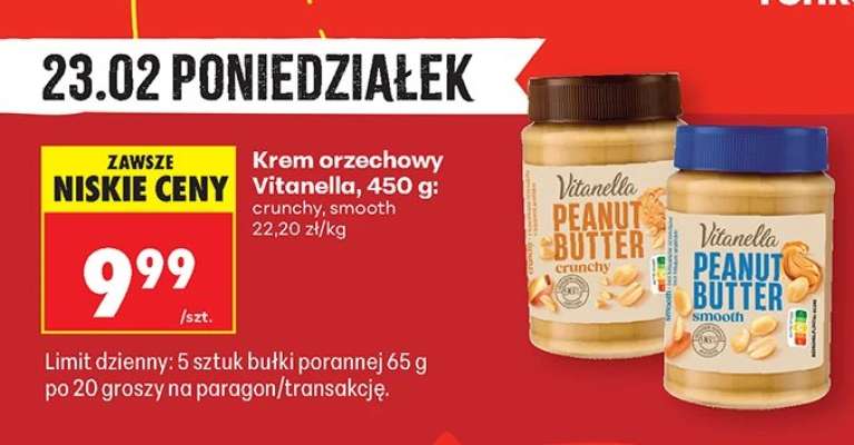 Krem orzechowy Vitanella, 450 g