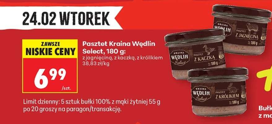 Pasztet Kraina Wędlin Select, 180 g
