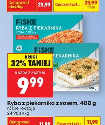 Ryba z piekarnika z sosem, 400 g