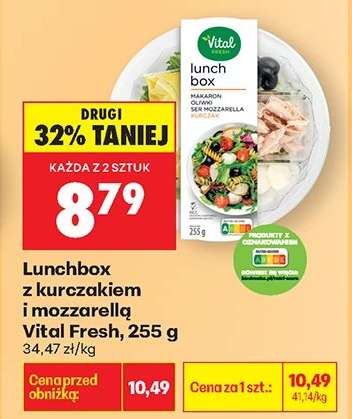 Lunchbox z kurczakiem i mozzarellą Vital Fresh, 255 g