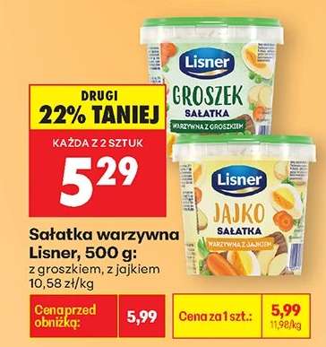 Sałatka warzywna Lisner, 500 g