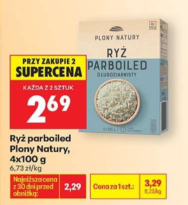 Ryż parboiled Plony Natury, 4x100 g