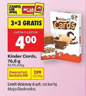 Kinder Cards, 76,8 g