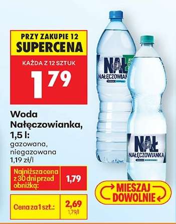 WODA NAŁĘCZOWIANKA 1,5 L