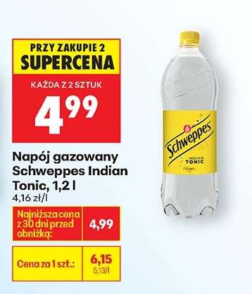 Napój gazowany Schweppes Indian Tonic, 1,2 l