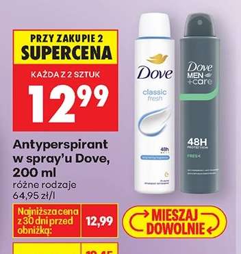 Antyperspirant w spray’u Dove, 200 ml