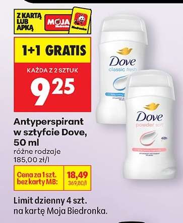 Antyperspirant w sztyfcie Dove, 50 ml