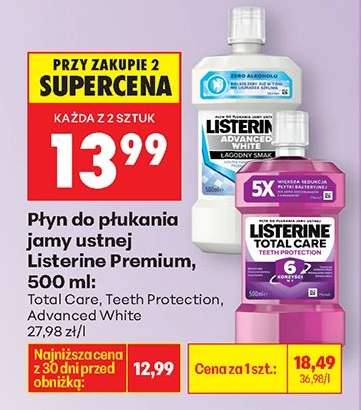Płyn do płukania jamy ustnej Listerine Premium , 500 ml
