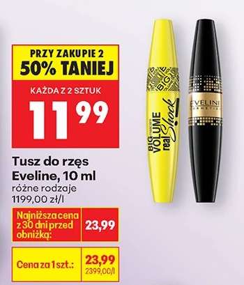 Tusz do rzęs Eveline, 10 ml