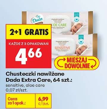 Chusteczki nawilżane Dada Extra Care 64 szt