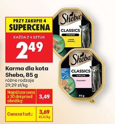 Karma dla kota Sheba, 85 g