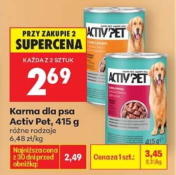 Karma dla psa Activ Pet, 415 g