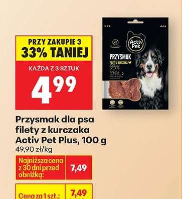 Przysmak dla psa filety z kurczaka Activ Pet Plus 100 g