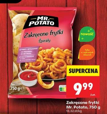 Zakręcone frytki Mr. Potato, 750 g