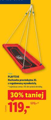 PLAYTIVE Huśtawka prostokątna XL