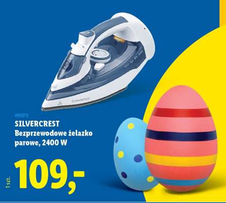 SILVERCREST Bezprzewodowe żelazko parowe, 2400 W