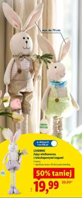 LIZARRRO Zając wielkanocny z teleskopowymi nogami