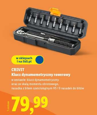 CRIVIT Klucz dynamometryczny rowerowy