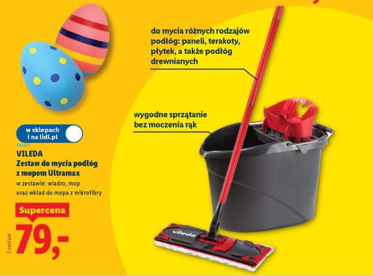 Vileda Zestaw do mycia podłóg z mopem Ultramax