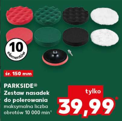 PARKSIDE® Zestaw nasadek do polerowania