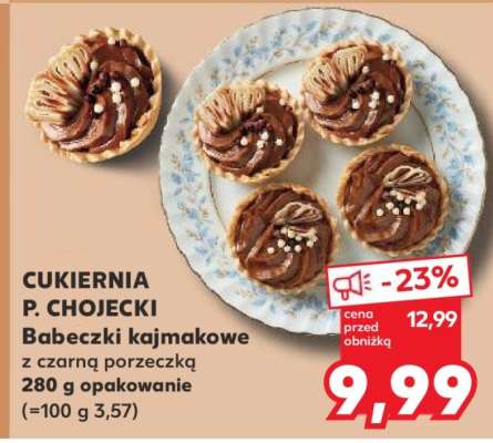 Babeczki kajmakowe z czarną porzeczką