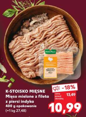 Mięso mielone z fileta z piersi indyka