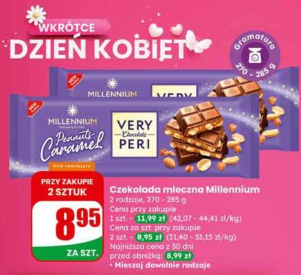 Czekolada mleczna Millennium