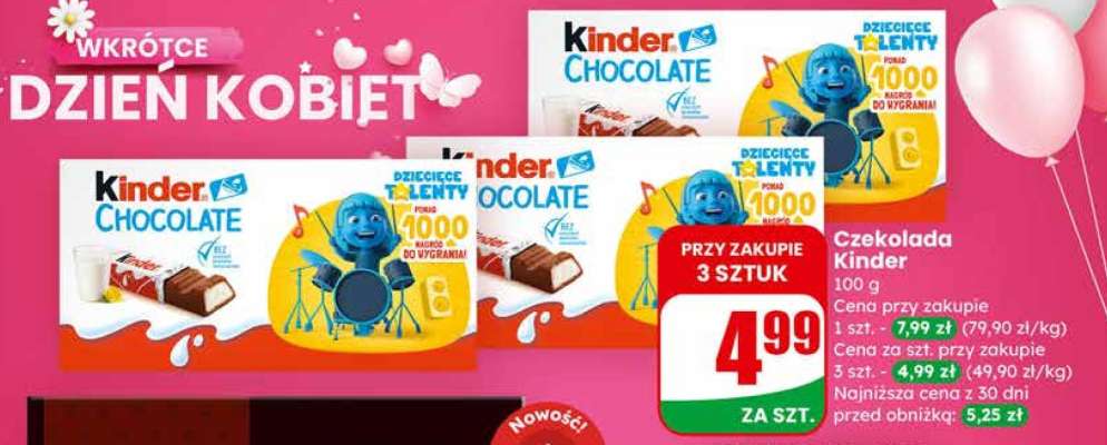 Czekolada Kinder
