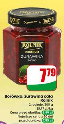 Borówka, żurawina cała Rolnik