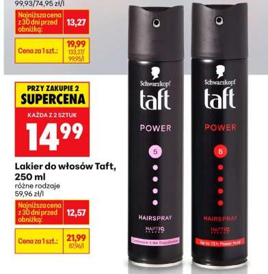 Lakier do włosów Taft, 250 ml