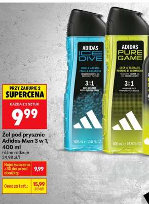 Żel pod prysznic Adidas Men 3 w 1, 400 ml