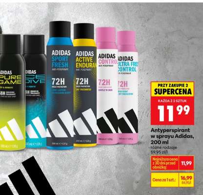 Antyperspirant w sprayu Adidas, 200 ml