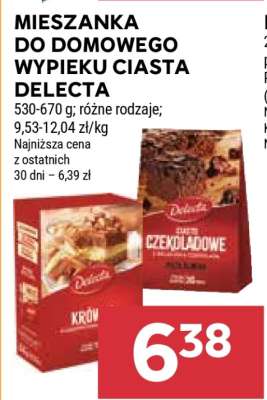 Mieszanka do domowego wypieku ciasta Delecta